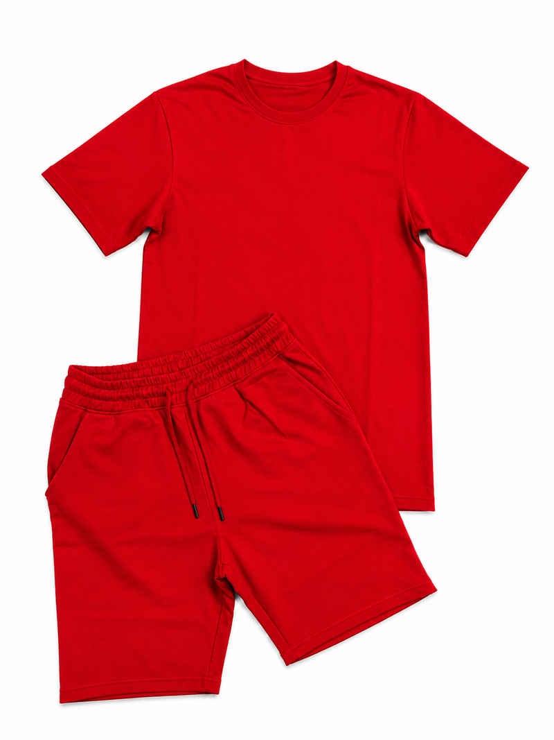 Conjunto Polera + Short ROJO