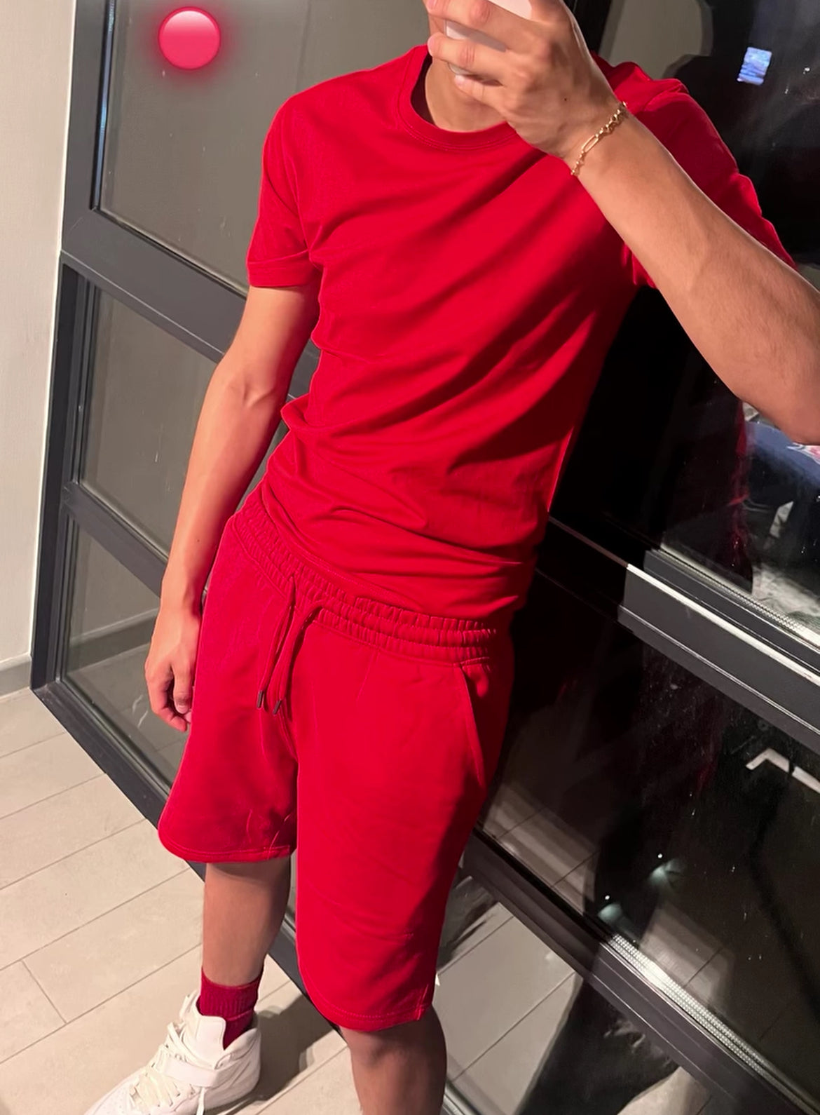 Conjunto Polera + Short ROJO