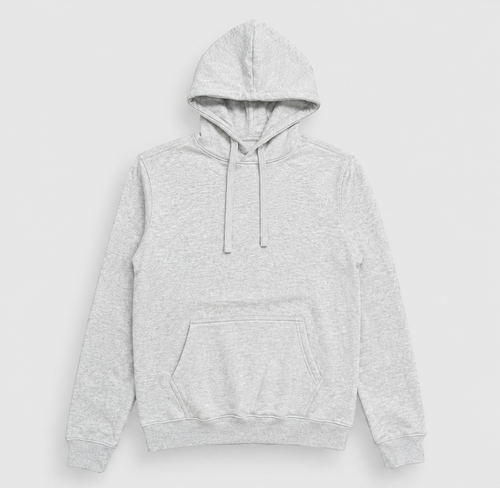 Polerón Basic Gris Jaspeado